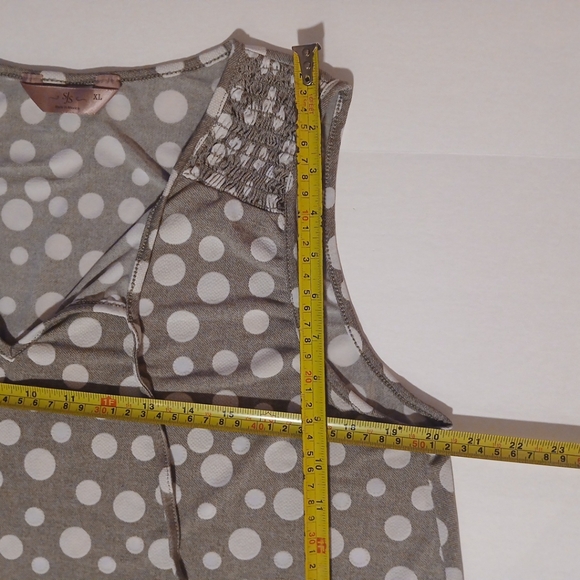Sjs Woman Polka Dots Sleeveless Blouse Top Size XL - Picture 5 of 8